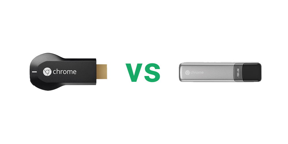 Chromecast vs Chromebit