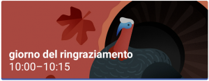 evento giorno del ringraziamento