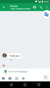 Hangouts Translate Icon