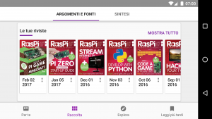 I numeri di una rivista nella raccolta di Google Play Edicola su Android