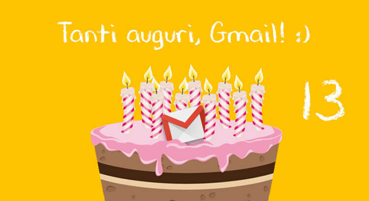 Compleanno Gmail - 13 anni