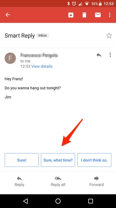 Smart Reply - Risposte intelligenti in Gmail