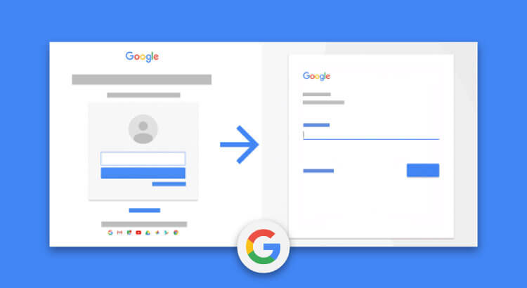 Nuova pagina di login per gli Account Google