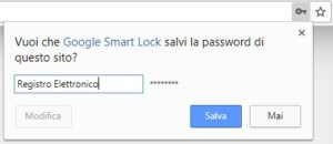 Smart Lock da Chrome. Modifica nome