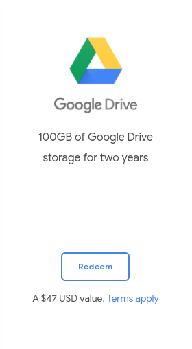 100 GB Google Drive