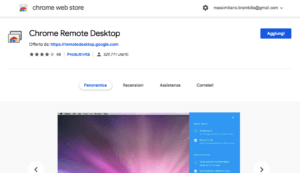 Chrome Remote Desktop: aggiungi