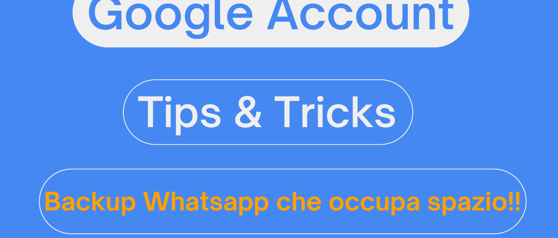 account google elimina backup whatsapp