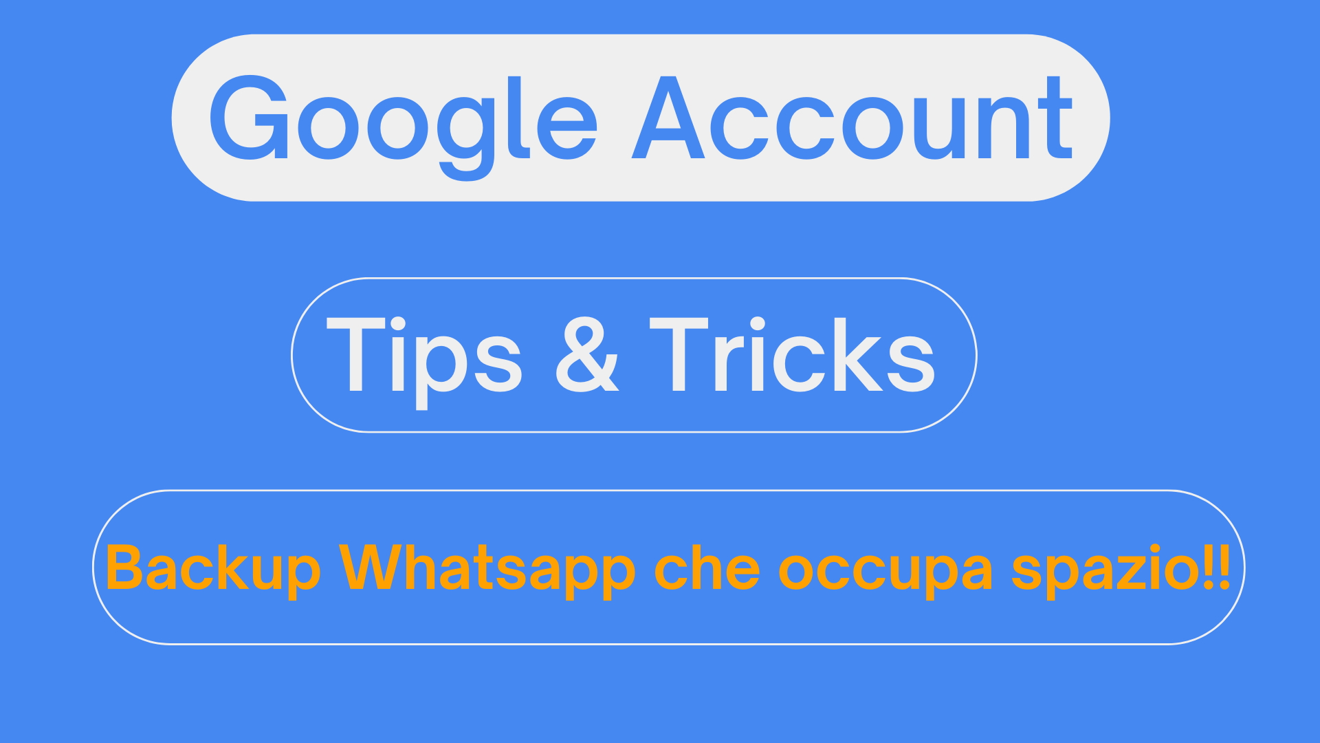 account google elimina backup whatsapp