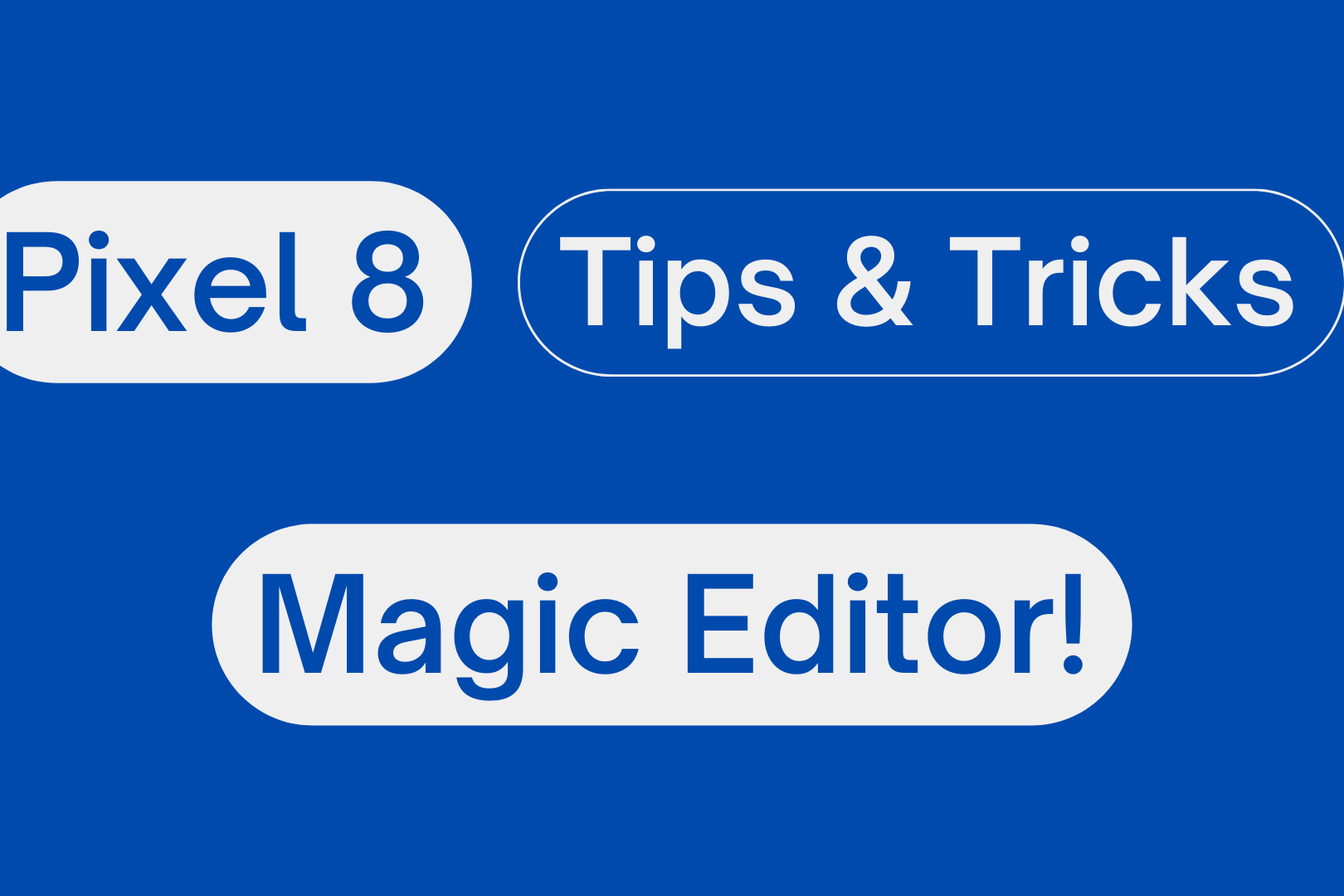 magic editor pixel 8