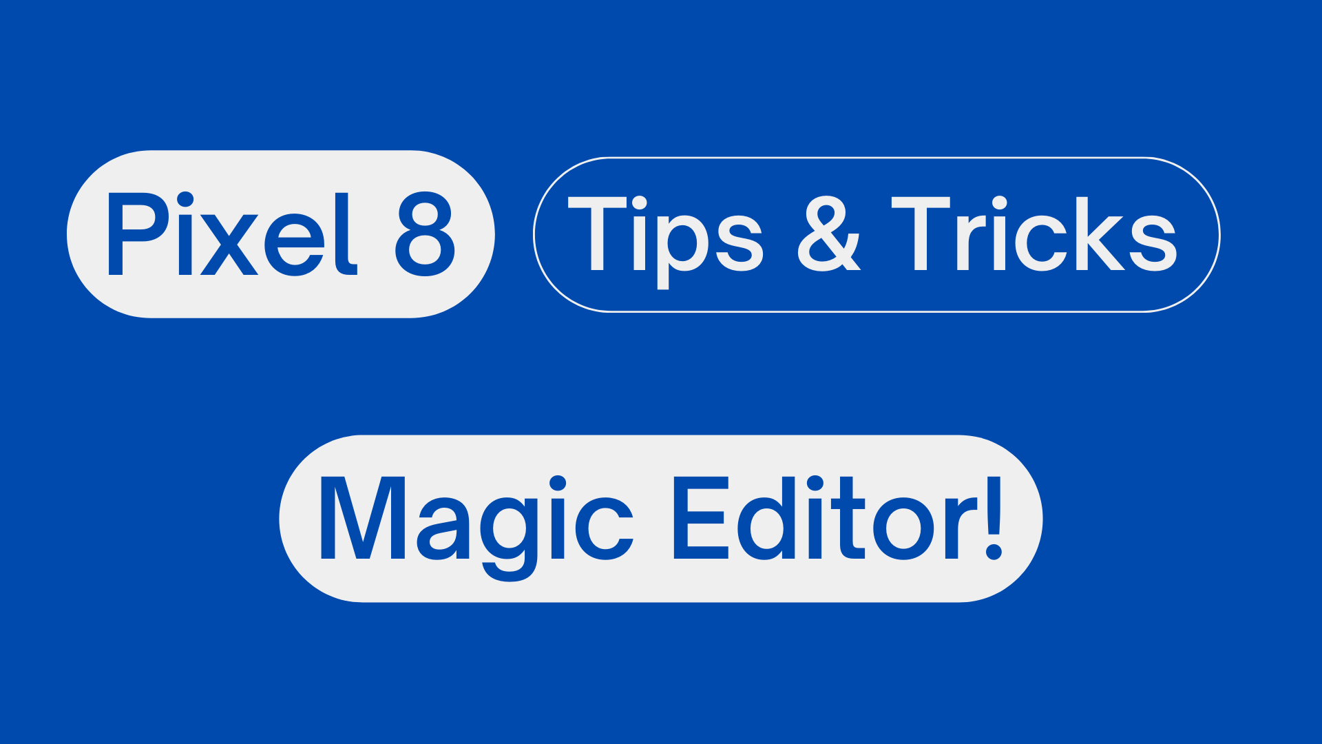 magic editor pixel 8