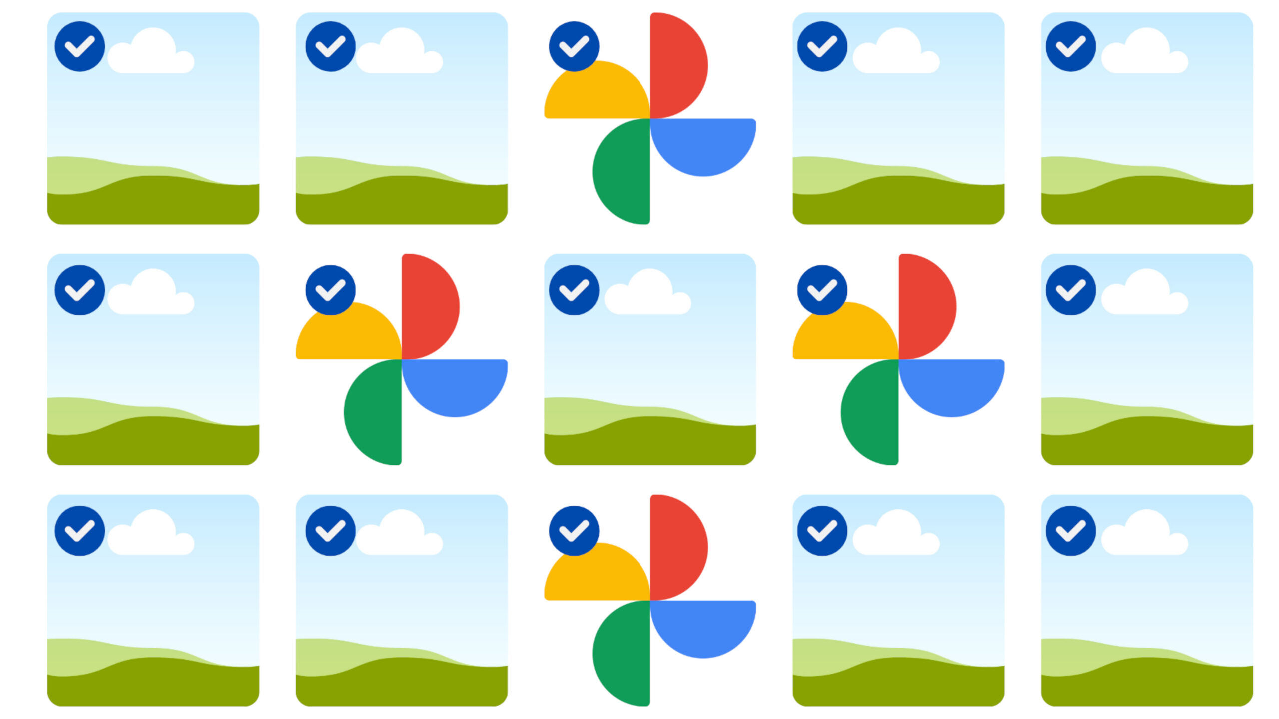 Selezionare tutte le foto da Google Foto