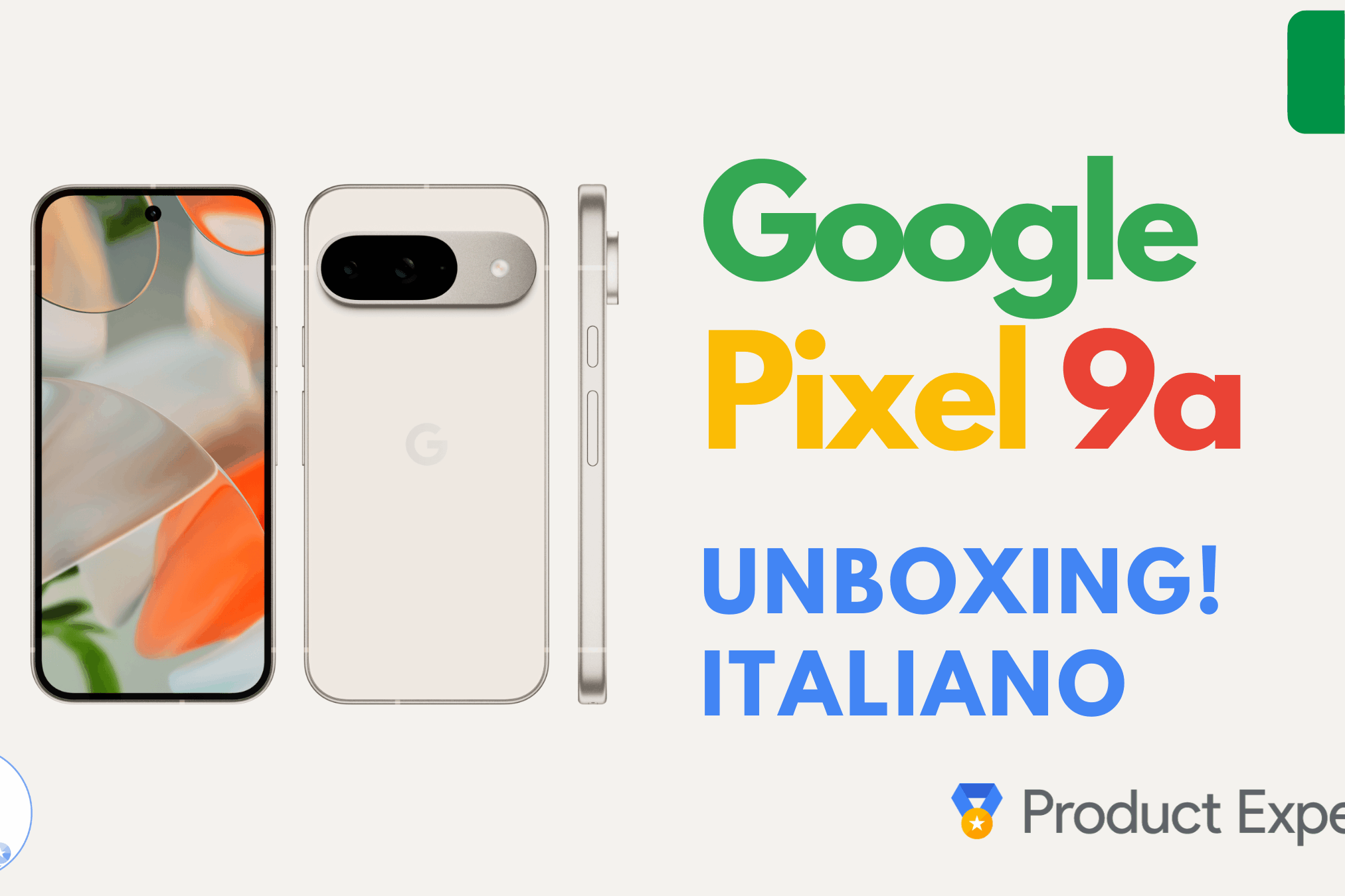 unboxing pixel 9a ita