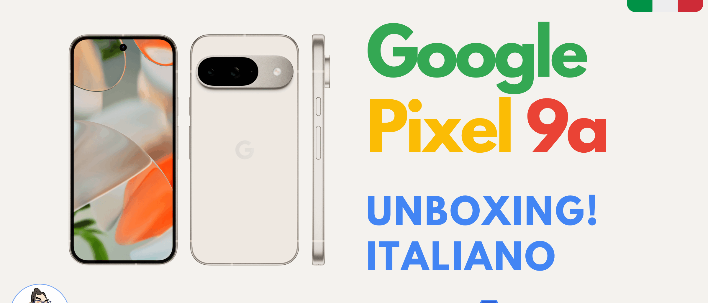 unboxing pixel 9a ita